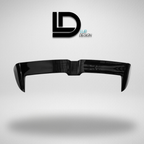 Black car spoiler on a gray background with 'Lur Design' logo.
V2_Rear_Spoiler_Volkswagen_R_MK8