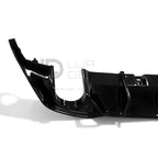 Volkswagen Golf MK8 gti rear diffuser with Lur Design Logo on a white background.