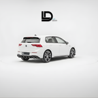 wide vbiew Rear Diffuser Bumper Lip For Volkswagen Golf MK8 gti with Lur Design Plate