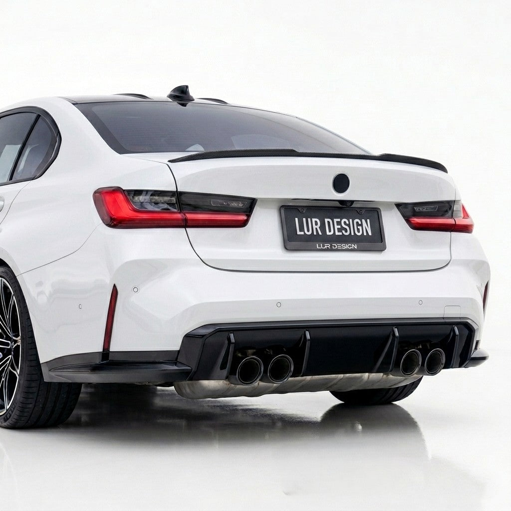 Body Kit V.1 for BMW 3 Series G20 M Sport Front Splitter, Rear Diffuser, Side Skirts, Rear Duckbill Spoiler Lip, Rear Side Splitters| Lur Design