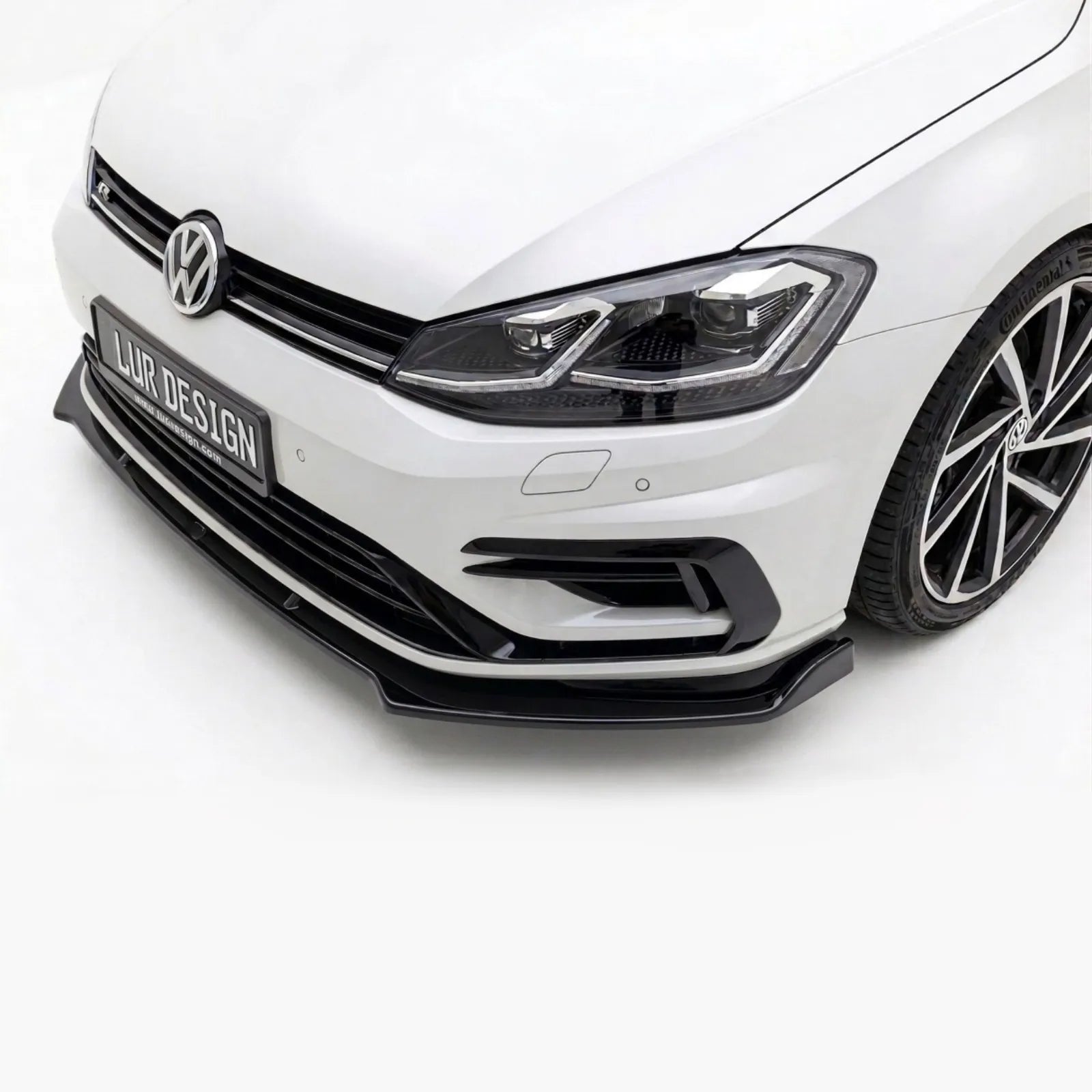vw_golf_mk7_front_splitter on white background with Lur Design logo