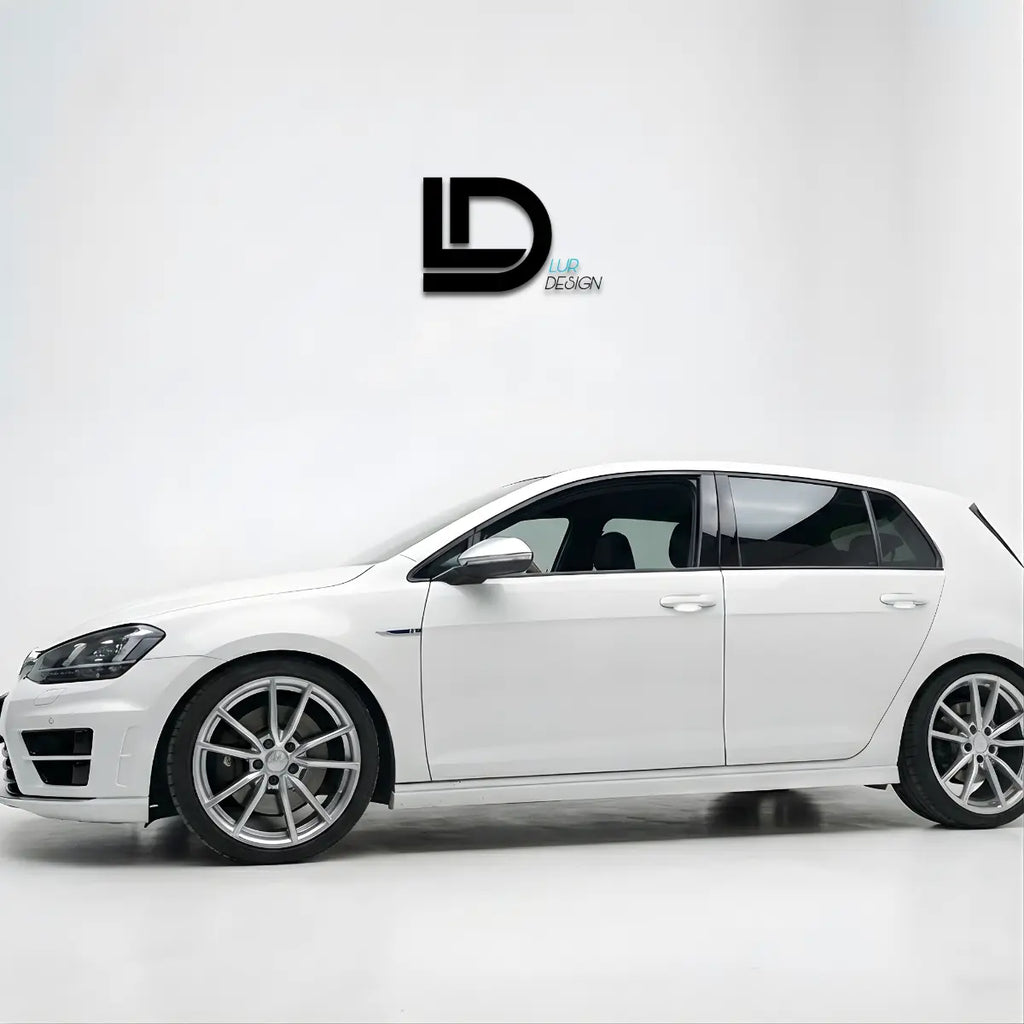 vw_golf_mk7_with side skirts with white background and Lur Design logo