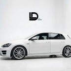 vw_golf_mk7_with side skirts with white background and Lur Design logo