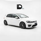 vw_golf_mk7_with side skirts with white background and Lur Design logo